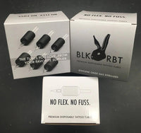 BLK RBT Tubes 1" or 1.25" Grip, 20/box for 1" and 15/box for 1.25", CHOOSE Open Mag (OM), Angled Round (AR), Regular Round (R), Closed Mag (F) & Diamond (D)