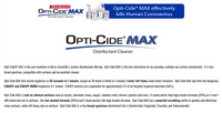 ***(Manufacturer Temporarily Stopped Production - EPA labeling issues)*** Opticide "MAX", CHOOSE 1 Gallon, 24oz Spray Bottle or WIPES. ***CAN ONLY SHIP VIA UPS***