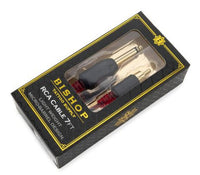 Bishop Premium Lightweight RCA Cord - 7 ft, Choose from 3 Different Colors