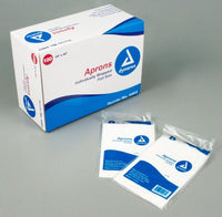 Disposable Aprons 100/box, CHOOSE COLOR: WHITE or BLACK