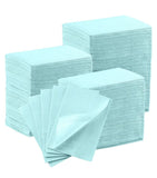 Upgraded from 2 ply to 3 ply Tissue + 1 Poly BIB, 13" x 18" CHOOSE 100 pcs or 500 pcs/case. COLORS: Blue, Green or Lavender