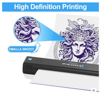 ***(NEW SPECIAL INTRODUCTORY PRICE)***EMALLA Wireless INKDOT Thermal Printer Machine.