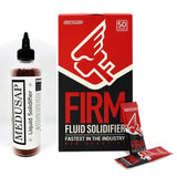 Liquid Solidifier, CHOOSE FK irons FIRM 50 packets or MEDUSAP, 8oz bottle Liquid Solidifier