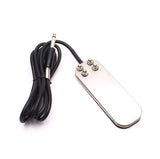 Heavy Duty Stainless Steel "BLACK" Flat Foot Switch