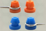 *** Grommet Nipples, 100pc CHOOSE STYLE: Black | Clear | Assorted Colors