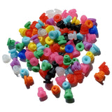 *** Grommet Nipples, 100pc CHOOSE STYLE: Black | Clear | Assorted Colors