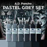 World Famous Tattoo Ink - World Famous Ink A.D. PANCHO PASTEL GREY SET | Available in 1oz & 4oz