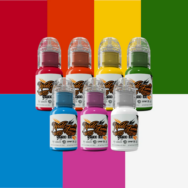 World Famous Tattoo Ink - World Famous Ink TOP SELLING COLORS | Single 1oz Bottles