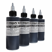 Silverback Ink - Grey Wash Series Set XXX1 - XXX4, 4oz Choose singles or 4 Bottle Set