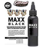 Eternal Ink Blackest of all Black Inks - the new "PITCH BLACK & MAXX BLACK" CHOOSE oz.