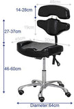 Hydraulic Artist Chair With Removable Half Height Back