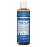 Dr Bronner's Castille Soap, choose Size: 2oz, 8oz, 16oz or 1/2 Gallon.