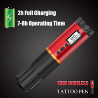 ***(why pay more)*** Emalla G1 EAGE Wireless Tattoo Pen 1 Year Warranty. Choose Color