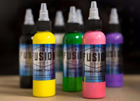 Fusion Ink 4oz & 8oz Single Bottles.