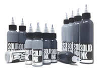 Solid Ink - Solid Ink Opaque Grey Set | Available in 1oz or 2oz