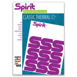 Spirit CLASSIC Thermal Transfer Paper or Emalla Brand. CHOOSE 8.5 x 11 or 8.5 x 14, 100/box. Made in the USA