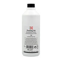 Talens BLACK Drawing Ink or Indian Ink, 490ml, 16.7oz bottle.