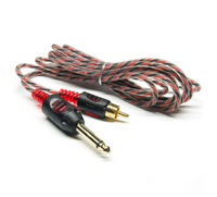 Bishop Premium Lightweight RCA Cord - 7 ft, Choose from 3 Different Colors