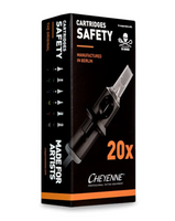 Cheyenne Safety Cartridge MAGS, 10/box. *SE* = Soft Edge = Curved, CHOOSE CONFIGURATION, Straight, SE, TX. *We reserve the right to ship 2 boxes of the 10x package in place of the 20x.