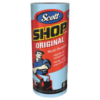 Scott® Blue Shop Towel, CHOOSE Single Roll or Case of 10 Rolls. Made in USA. LIMIT 10 rolls per shop.