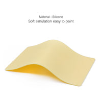 *** Soft Real Silica Blank Tattoo Practice Skin, CHOOSE REGULAR OR XTRA THICK Sizes 5.5" x 7.5" or 8" x 12"